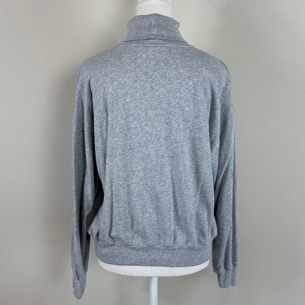 J.Crew Relaxed Heather Grey Turtle Neck Long Sleeve Size‎ Small